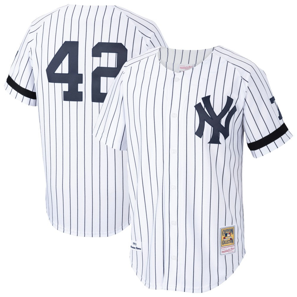 Mariano Rivera New York Yankees Cooperstown Collection 1995 Authentic Player Jersey - White