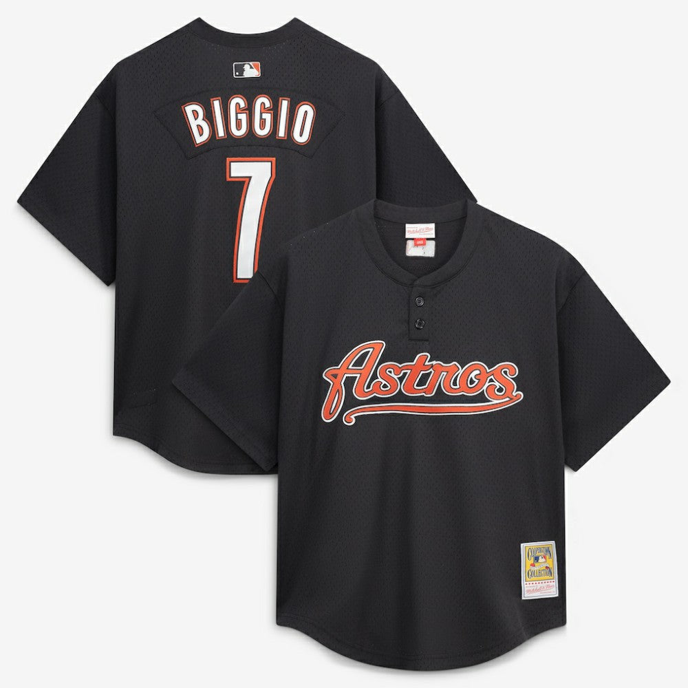 Craig Biggio Houston Astros Authentic Batting Practice Jersey - Black