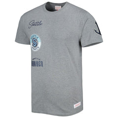 Seattle Kraken Mitchell & Ness City Collection T-Shirt Heather Gray