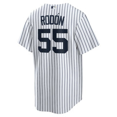 Carlos Rodon New York Yankees Home Official Player Jersey - White/Navy