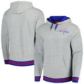 Washington Capitals Mitchell & Ness Classic French Terry Pullover Hoodie Heather Gray