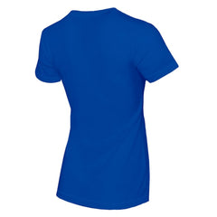 Los Angeles Dodgers Tiny Turnip Women's Baseball Tear T-Shirt Royal