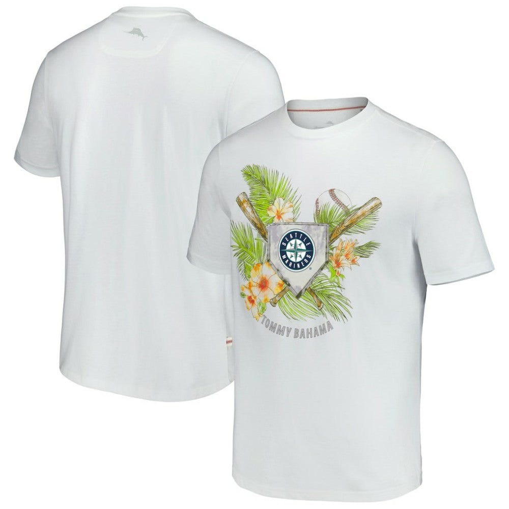 Seattle Mariners Tommy Bahama Island League T-Shirt White