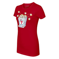 Philadelphia Phillies Tiny Turnip Women's Popcorn T-Shirt Red