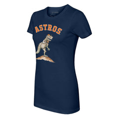 Houston Astros Tiny Turnip Women's TT Rex T-Shirt Navy