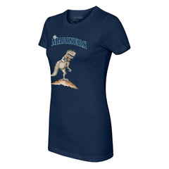 Seattle Mariners Tiny Turnip Women's TT Rex T-Shirt Navy