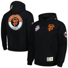 San Francisco Giants City Collection Pullover Hoodie Black | Mitchell & Ness