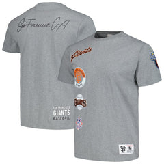 San Francisco Giants Cooperstown Collection City Collection T-Shirt Heather Gray | Mitchell & Ness
