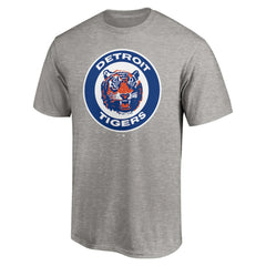 Detroit Tigers Cooperstown Collection Huntington T-Shirt Heather Gray