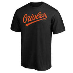 Baltimore Orioles Official Team Wordmark T-Shirt Black