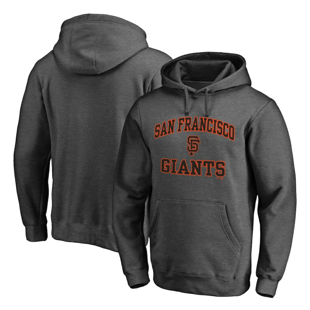 San Francisco Giants Heart & Soul Pullover Hoodie Charcoal