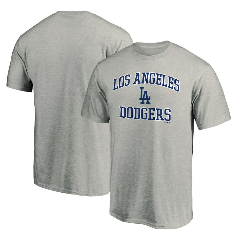 Los Angeles Dodgers Heart & Soul T-Shirt Heather Gray