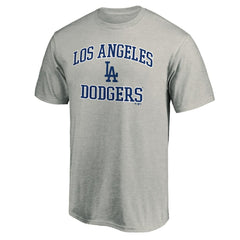 Los Angeles Dodgers Heart & Soul T-Shirt Heather Gray