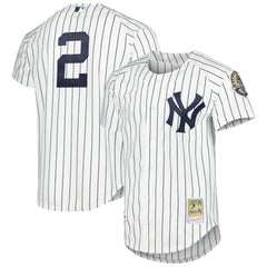 Derek Jeter New York Yankees Cooperstown Collection Authentic Jersey - White