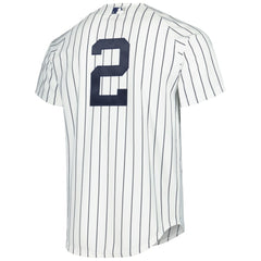 Derek Jeter New York Yankees Cooperstown Collection Authentic Jersey - White