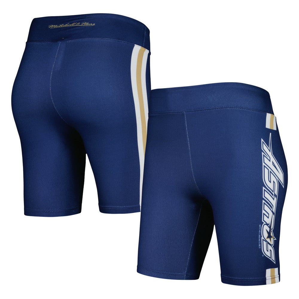 Houston Astros Women's Biker Shorts Navy | Mitchell & Ness