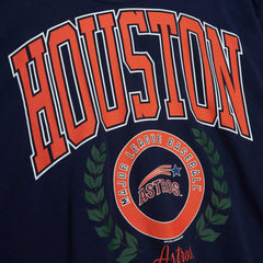 Houston Astros Women's Logo Lt 2.0 Pullover Sweatshirt Navy | Mitchell & Ness