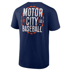 Detroit Tigers Bring It Motor City T-Shirt Navy