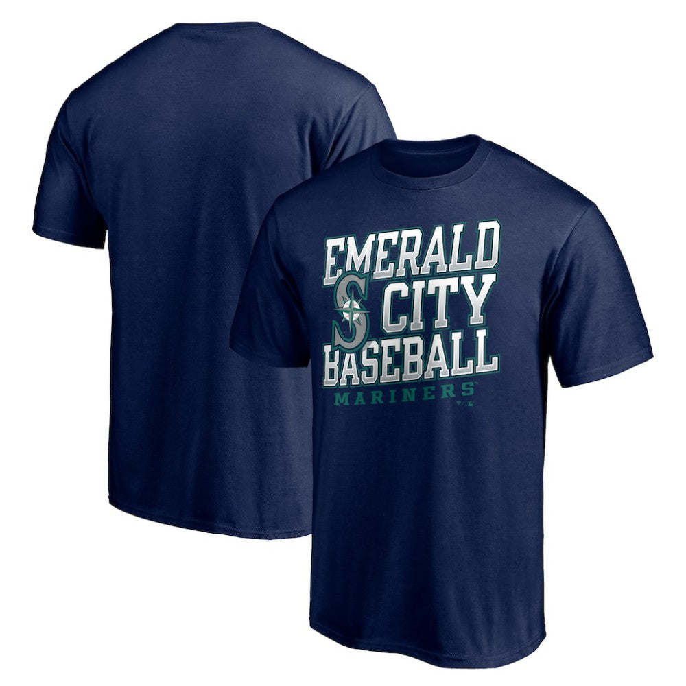 Seattle Mariners Emerald City Baseball T-Shirt Navy
