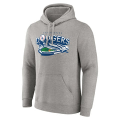 Los Angeles Dodgers Heater State of Mind Pullover Hoodie Gray