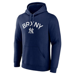 New York Yankees Bronx NY Pullover Hoodie Navy
