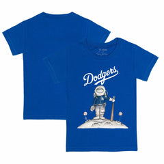 Los Angeles Dodgers Tiny Turnip Youth Astronaut T-Shirt Royal