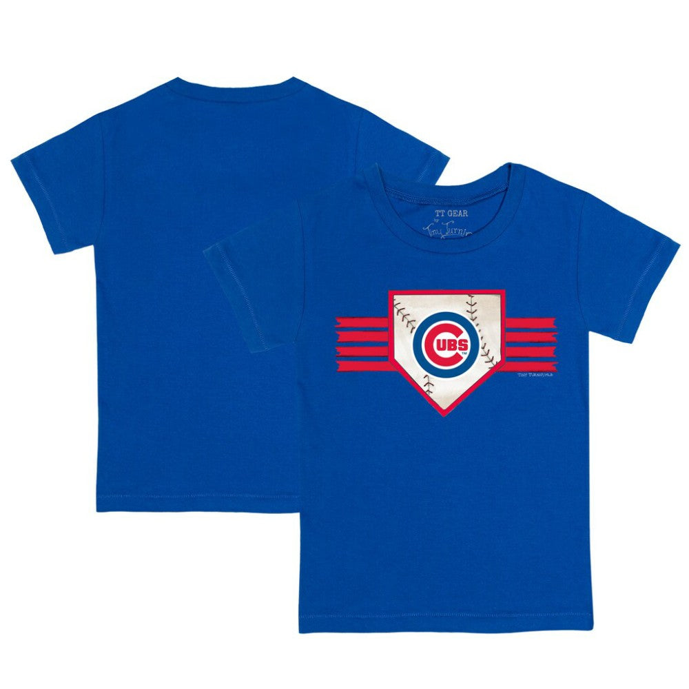 Chicago Cubs Tiny Turnip Youth Base Stripe T-Shirt Royal