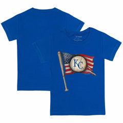 Kansas City Royals Tiny Turnip Youth Baseball Flag T-Shirt Royal