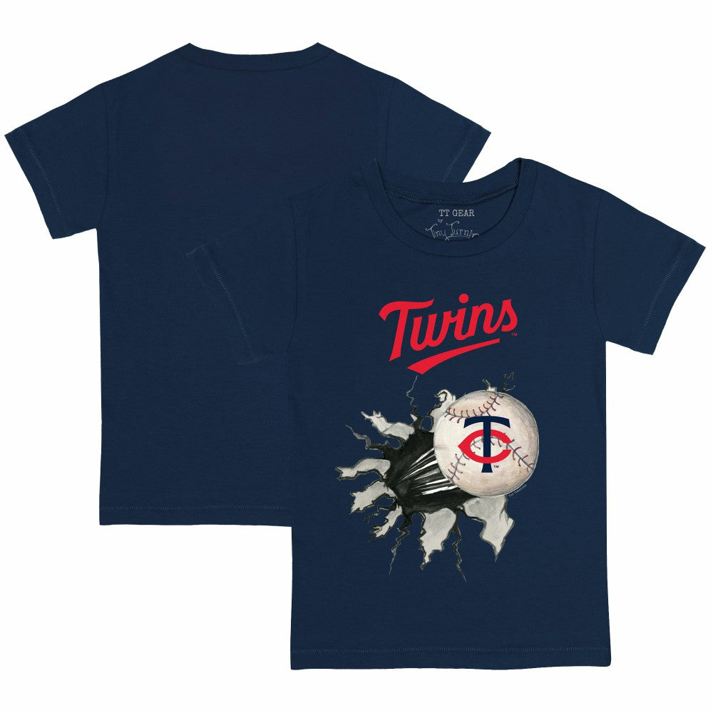 Minnesota Twins Tiny Turnip Youth Baseball Tear T-Shirt Navy