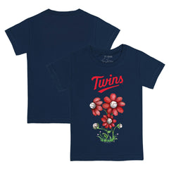 Minnesota Twins Tiny Turnip Youth Blooming Baseballs T-Shirt Navy