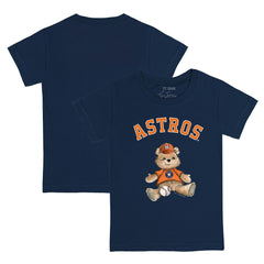 Houston Astros Tiny Turnip Youth Teddy Boy T-Shirt Navy