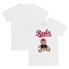 Cincinnati Reds Tiny Turnip Youth Teddy Boy T-Shirt White