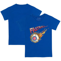 Chicago Cubs Tiny Turnip Youth Fastball T-Shirt Royal