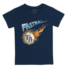 Tampa Bay Rays Tiny Turnip Youth Fastball T-Shirt Navy