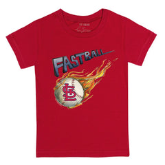 St. Louis Cardinals Tiny Turnip Youth Fastball T-Shirt Red