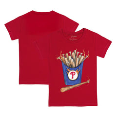 Philadelphia Phillies Tiny Turnip Youth Hot Bats T-Shirt Red