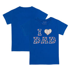 Chicago Cubs Tiny Turnip Youth I Love Dad T-Shirt Royal