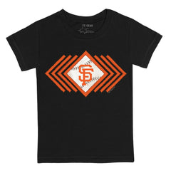 San Francisco Giants Tiny Turnip Youth Prism Arrows T-Shirt Black