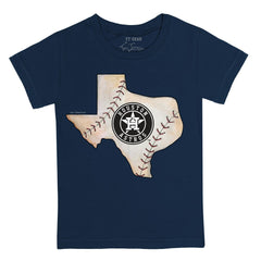 Houston Astros Tiny Turnip Youth State Outline T-Shirt Navy