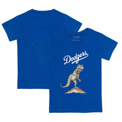 Los Angeles Dodgers Tiny Turnip Youth TT Rex T-Shirt Royal