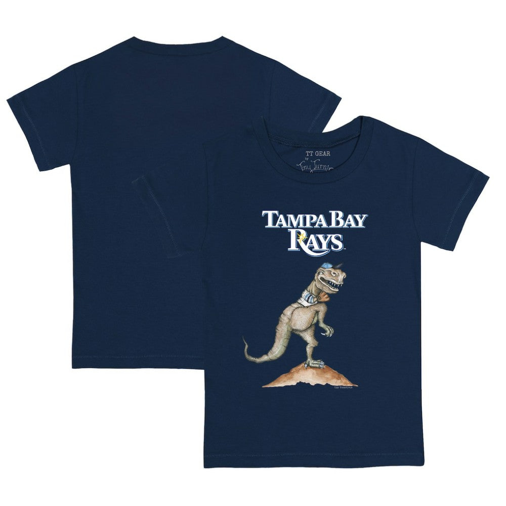 Tampa Bay Rays Tiny Turnip Youth TT Rex T-Shirt Navy