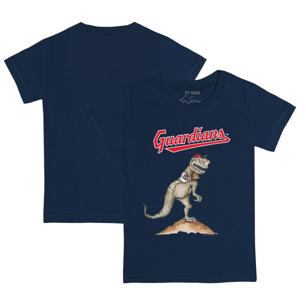 Cleveland Guardians Tiny Turnip Youth TT Rex T-Shirt Navy