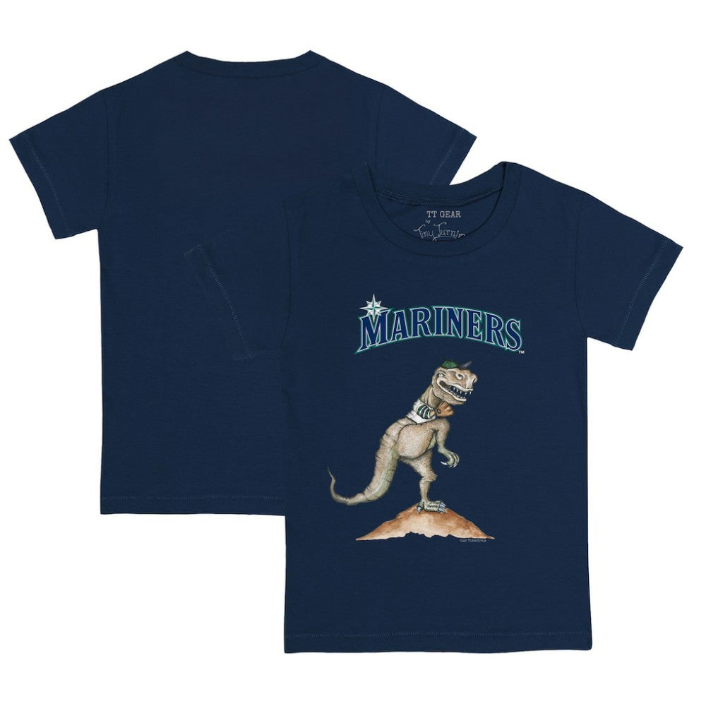 Seattle Mariners Tiny Turnip Youth TT Rex T-Shirt Navy