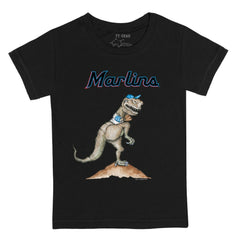 Miami Marlins Tiny Turnip Youth TT Rex T-Shirt Black