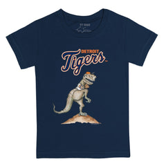 Detroit Tigers Tiny Turnip Youth TT Rex T-Shirt Navy
