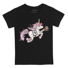 Chicago White Sox Tiny Turnip Youth Unicorn T-Shirt Black