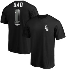 Chicago White Sox Number One Dad T-Shirt Black