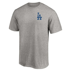 Los Angeles Dodgers Number One Dad T-Shirt Heather Gray