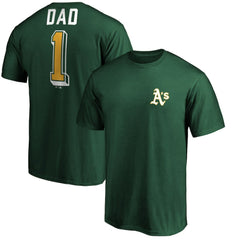 Athletics Number One Dad T-Shirt Green