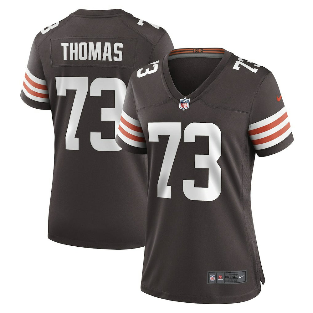 Joe Thomas Cleveland Browns Women's Retired Game Player Jersey - Brown
